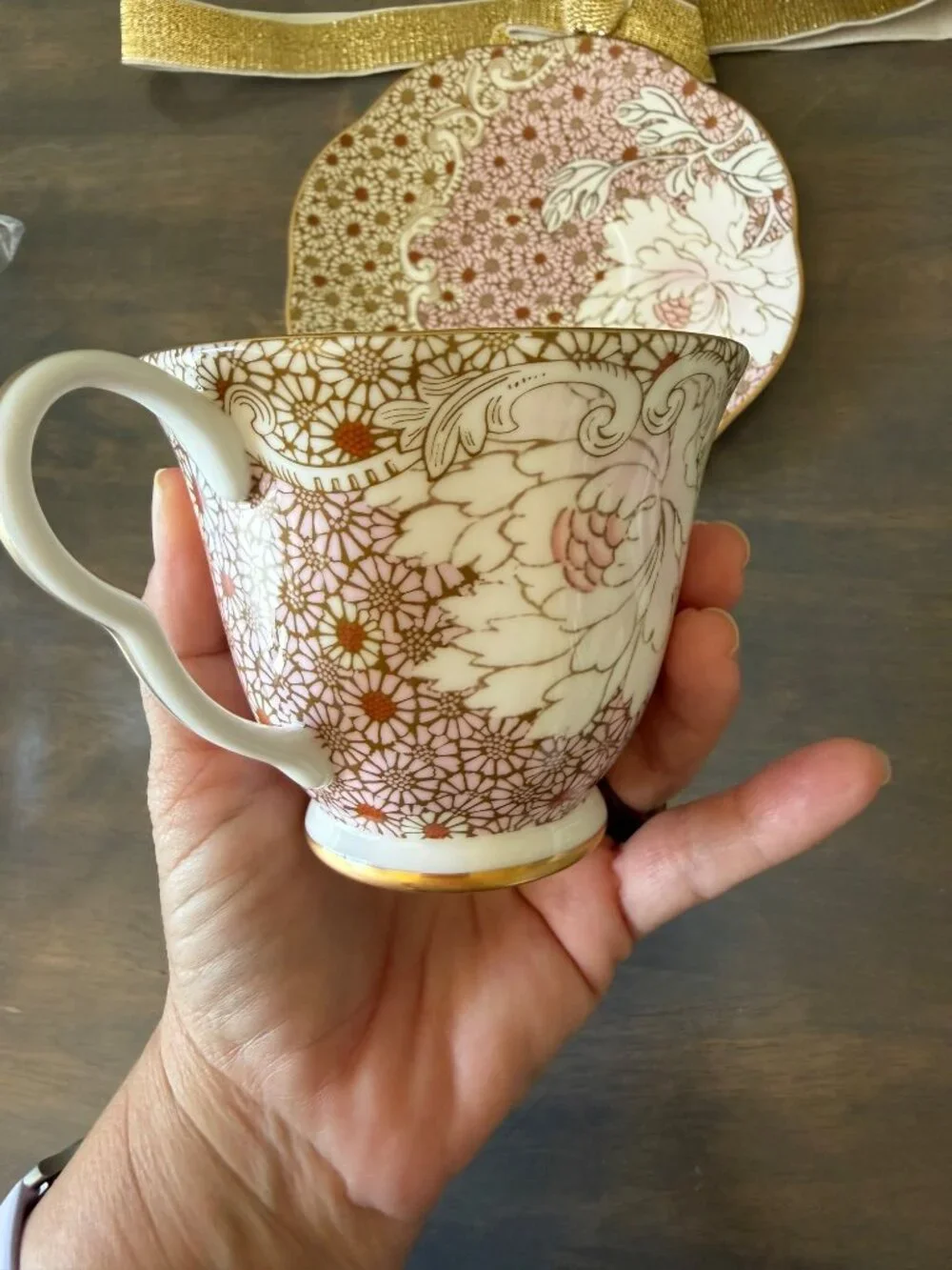 Wedgwood Daisy Tea Story Cup & Saucer Set With Keepsake Box Rare Find